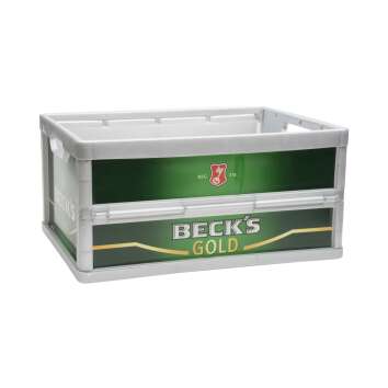 1x Becks Bier Faltbox Becks-Gold 47x35x23