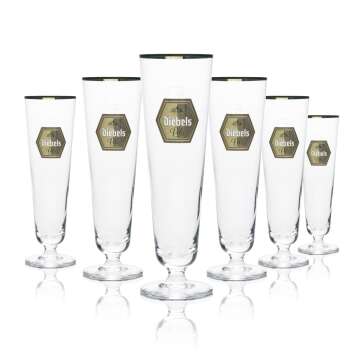 Holsten Premium Bier Glas 0,4l Pokal Goldrand Gläser 