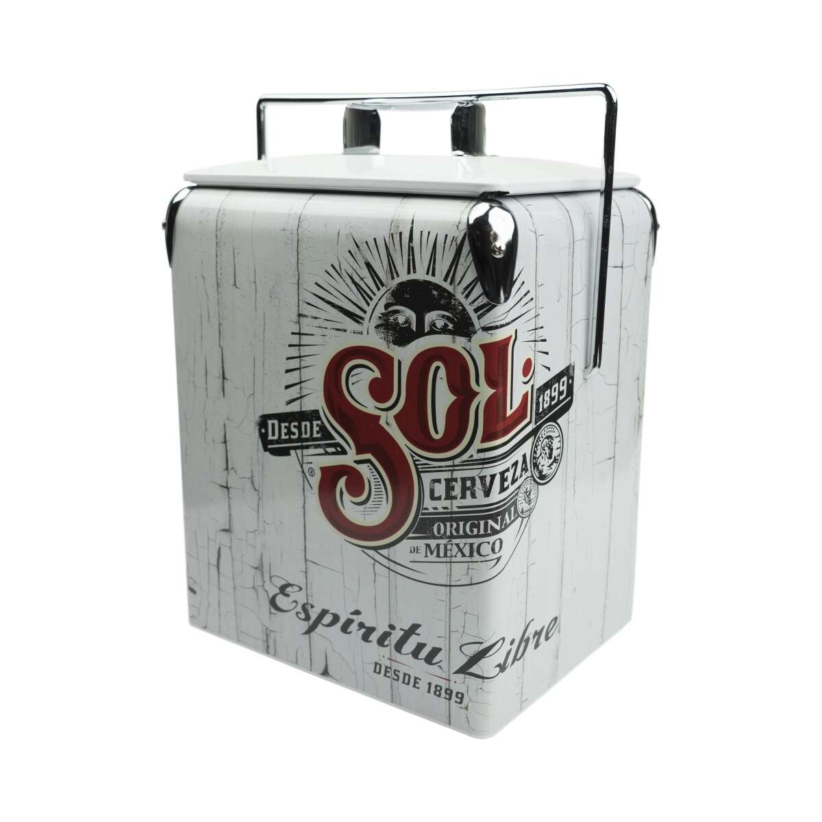 Sol Bier Kühlbox Retro Cooler Kühler Eimer Kiste Flaschen
