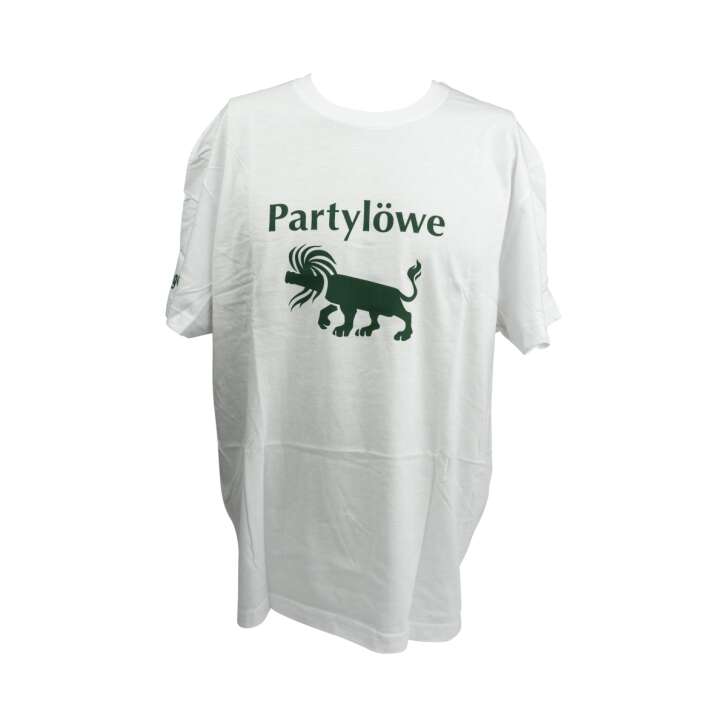 1x Freiberger Bier T-shirt Partylöwe weiß/grün XL