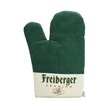 1x Freiberger Bier Handschuh Grillhandschuh grün