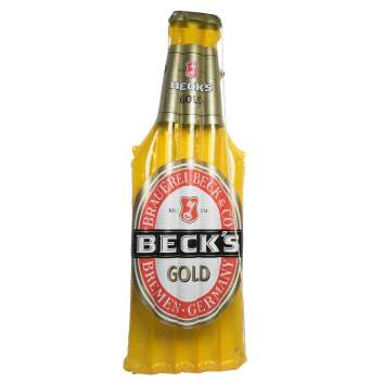 1x Becks Bier Luftmatratze Becks Gold Goldene Einzelluftmatratze