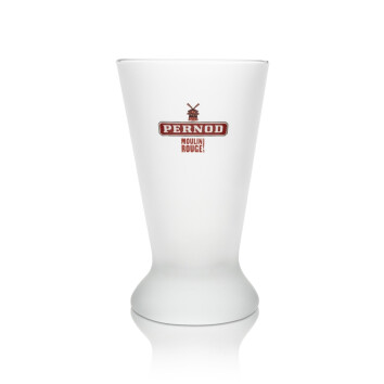 6x Pernod Lik&ouml;r Glas Milchglas 250ml