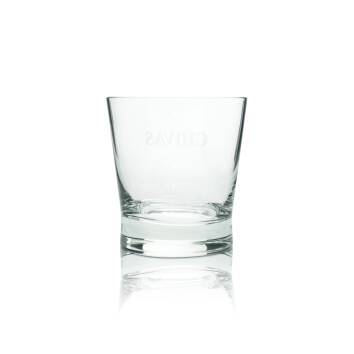 6x Chivas Regal Whiskey Glas Tumbler 12 Years Logo