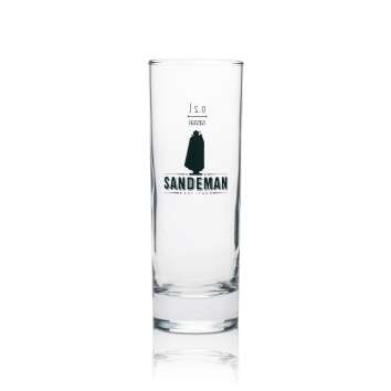 6x Sandeman Wein Glas Longdrinkglas 200ml schwarzes Logo