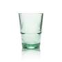 6x Bacardi Kunststoff Mehrwegbecher Glas 0,36l Grüne Longdrinkgläser Palmenmuster