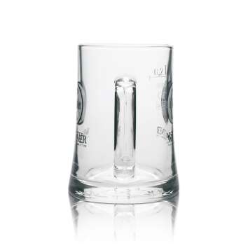 6 Warsteiner Henkel Gläser Bierkrüge Gläser Glas Krug 0,2l  Nr.3 