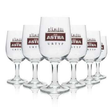 6x Astra Bier Glas Pokal 0,3l Urtyp Ritzenhoff Cristal