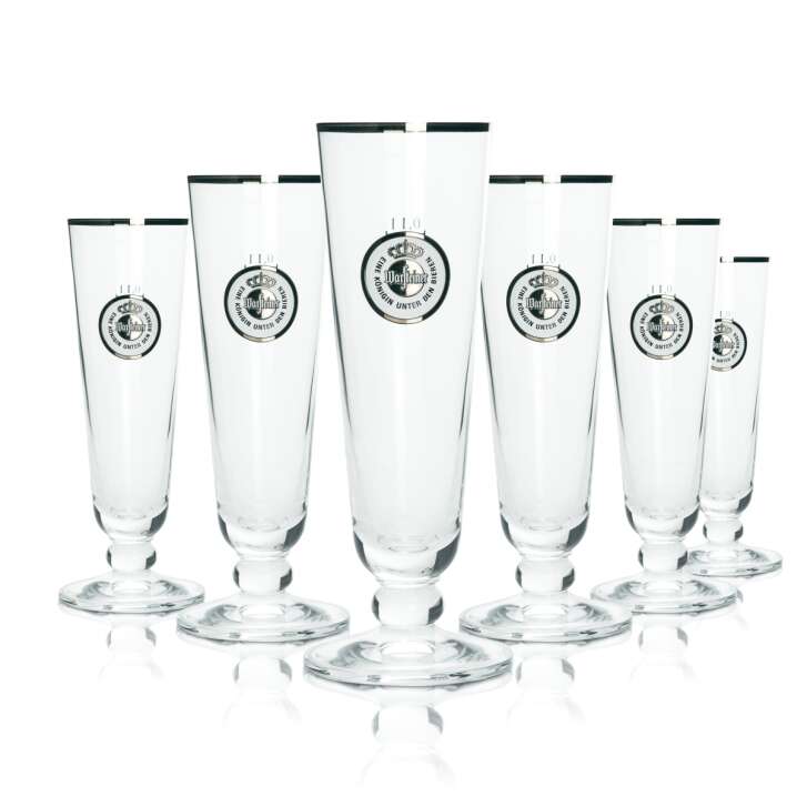 vtg Patrizier Luxusausführung Pils Glas Gläser 0,25l Bier Glas Tulpe Lagerfund 
