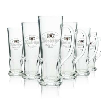 6x K&ouml;stritzer Bier Glas Bierseidel Krug 0,3l...