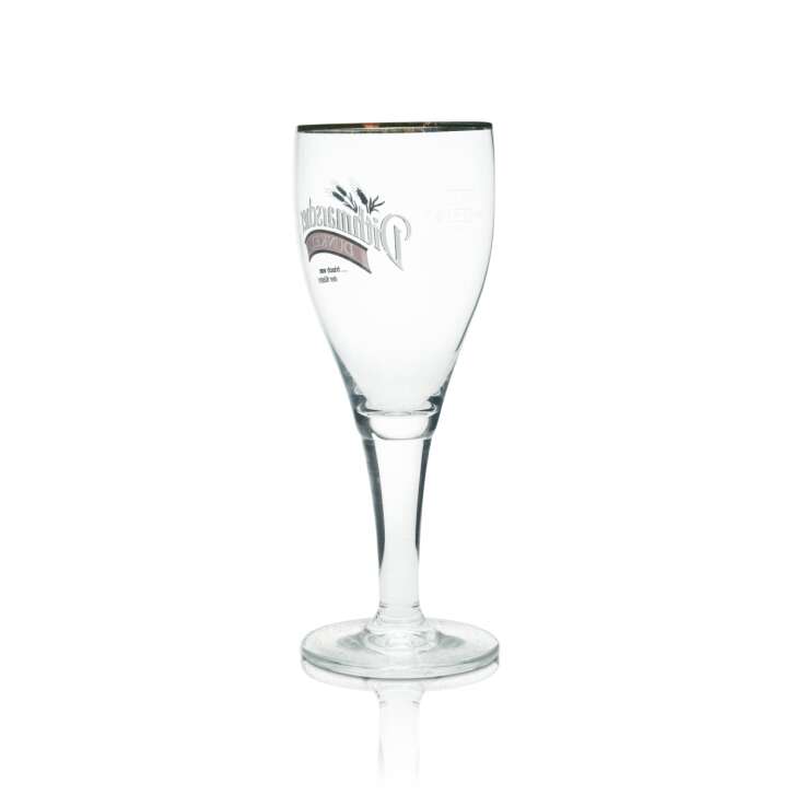 6x Dithmarscher Bier Glas Pokal 0,3l Dunkel Pokal Goldrand Ritzenhoff