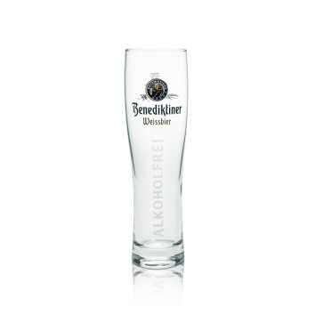 6x Benediktiner Bier Glas Weizen 0,3l Madison Sahm