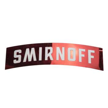 1x Smirnoff Vodka Leuchtreklame Rot gebogen Logo in...