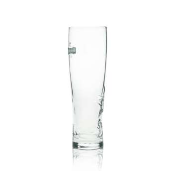 6x Heineken Bier Glas Tulpe 0,5l Stern Relief