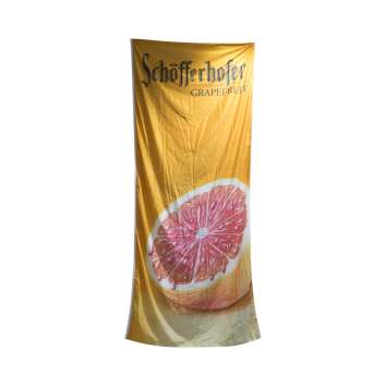 1x Sch&ouml;fferhofer Bier Fahne Orange Grapefruit Vertikal