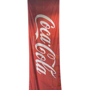 1x Coca Cola Softgetr&auml;nk Fahne Rot Logo Lang
