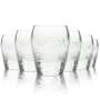 6x Averna Glas 0,15l Tumbler Kontur Relief Gläser Amaro Siciliano Gastro Geeicht
