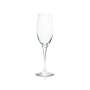 6x Lanson Champagner Glas Flöte 0,1l Sekt Gläser Prosecco Flute Stielglas 100ml