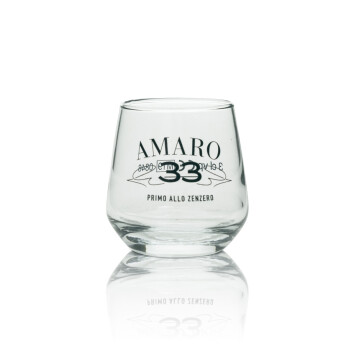 6x Amaro Likör Glas Primo allo zenzero Shotglas 3cl