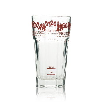 6x Angostura Likör Glas 0,2l Longdrinkglas "True Rum"