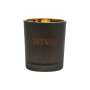 6x Chivas Regal Whiskey Teelicht Schwarz innen Gold mit Verzierungen und Kerze
