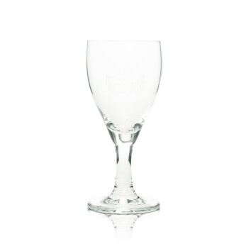 6x Margon Wasser Glas Stilglas Logo wei&szlig; Ritzenhoff