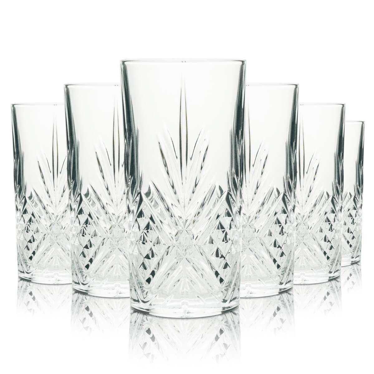 6x Hendricks Gin Glas Gläser Tumbler Longdrink 