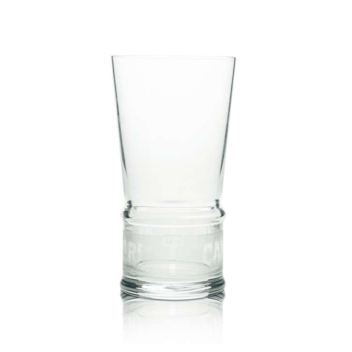6x Campari Likör Glas Longdrink V-Form unten Logo