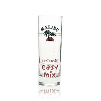 6x Malibu Likör Glas Longdrink seriously easy Mix