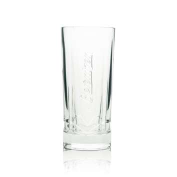 6x Berentzen Lik&ouml;r Glas Longdrink 8-eckig 200ml