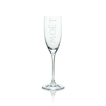 2x Moet Chandon Glas Kupfer Bronze Imperial Champagner ECHTGLAS Gläser NEU OVP 