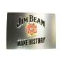 1x Jim Beam Whiskey Leuchtreklame Plexiglas auf Aluminiumplatte mit Wandhalterung