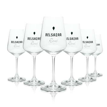 6x Belsazar Glas 0,39l Wermut Wein Gläser Aperitif...