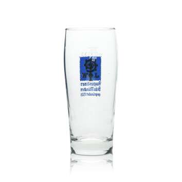 6x Augustiner Bier Glas 0,5l F.Herb Willi Becher Helles Gläser Brauerei Beer Bar