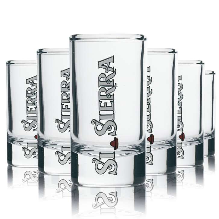 Sierra Tequila Tablett Glas Gläser Kellner Servier Gastro Bar Deko NEU 