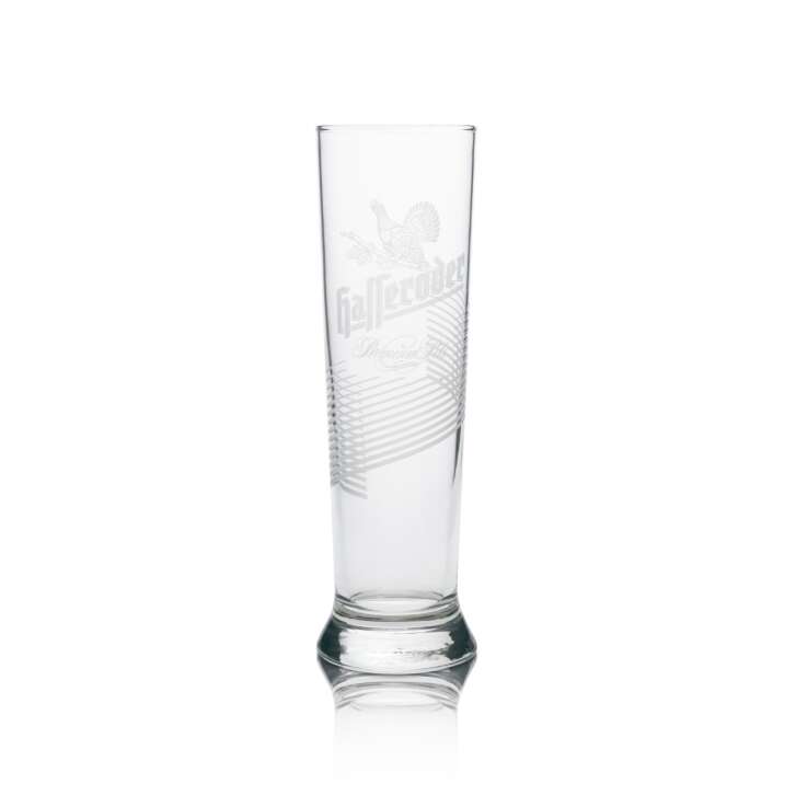 6x Hasseröder Bier Glas Relief Premium Pils 300ml