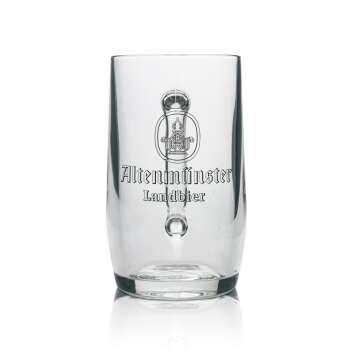 6x Altenm&uuml;nster Bier Glas Krug einzeln verpackt 0,5l...