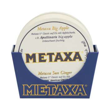 10x Metaxa Brandy Untersetzer Set 10x Aufsteller + 100x...