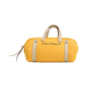 Veuve Cliquot Champagner Mini Stofftasche Orange Schminke Handtaschen Beutel Box