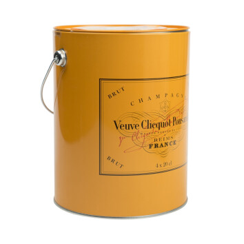 Veuve Cliquot Champagner Paint Box 4x20cl Showflaschen...