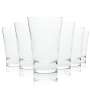 6x Lichtenauer Wasser Glas Tumpler 21cl Gastro Gläser Mineralwasser Hotel Bar