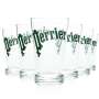 6x Perrier Wasser Glas Longdrink 0,3l Retro Sammler Selten Gastro Gläser Hotel