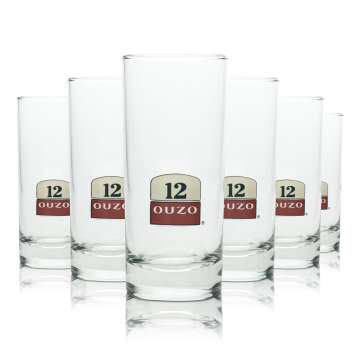 6x Ouzo 12 Glas Longdrink 200ml Gläser Cocktail...