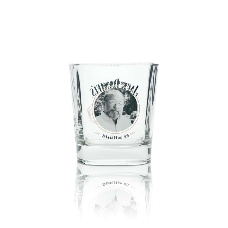 Jack Daniels Whiskey Master Distiller Glas Tumbler Frank Bodo No. 5 Gläser Rar