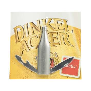 Dinkel Acker Bier Mini Taschenmesser Flaschenöffner Metall Bierflasche Camping
