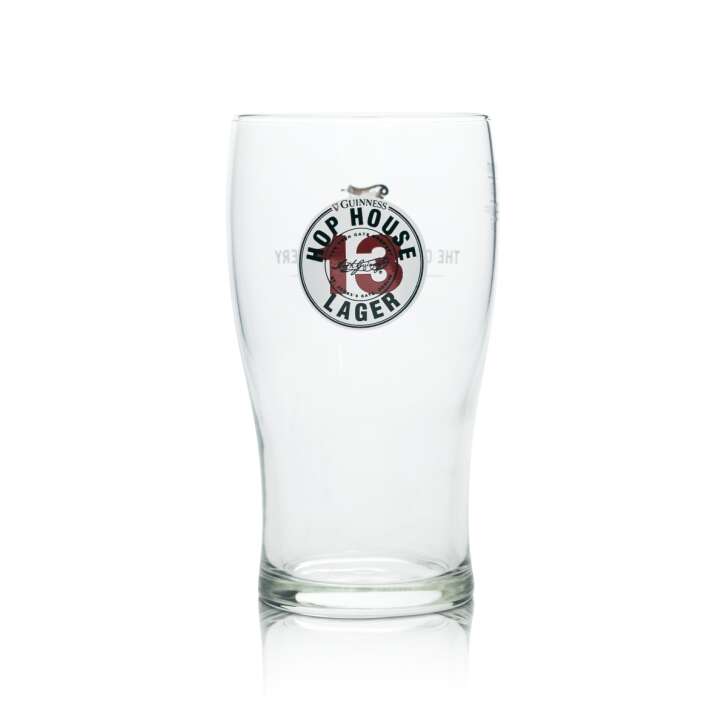 6x Guinness Hop House 13 Bier Glas 0,3l Sahm Lager Gläser Becher Pint Tulip