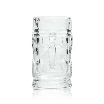 6x Alpenschnaps Steinbeisser Glas Mini Masskrug 2cl...