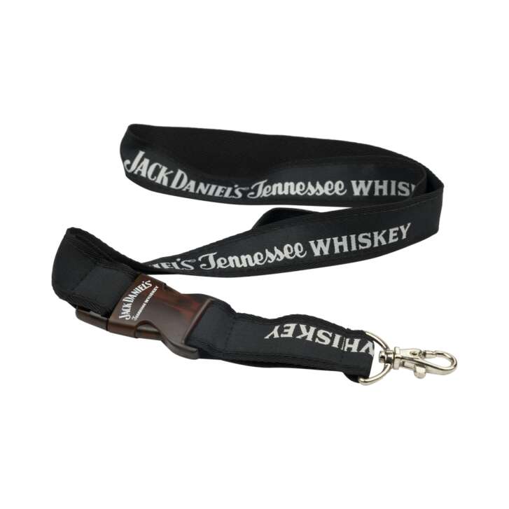Jack Daniels Whiskey Schlüsselband Karabiner Key Ring Lanyard Anhänger Hals