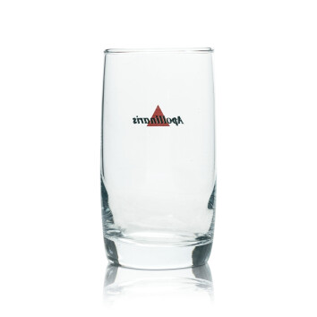 6x Apollinaris Wasser Glas 0,2l Becher Logo Tumbler Gastro Hotel Bar Gläser