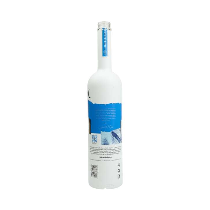 Belvedere Vodka 1,75l leere Flasche Janelle Monae Edition weiß Deko Lampe Bar LEER